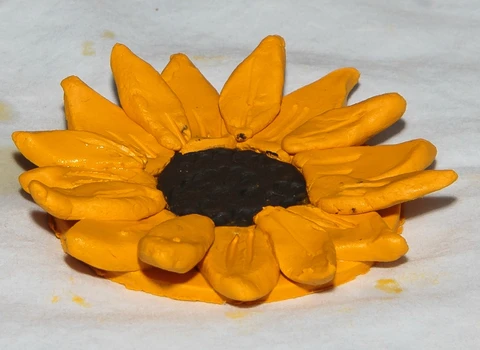 how to make flowers using air dry clay